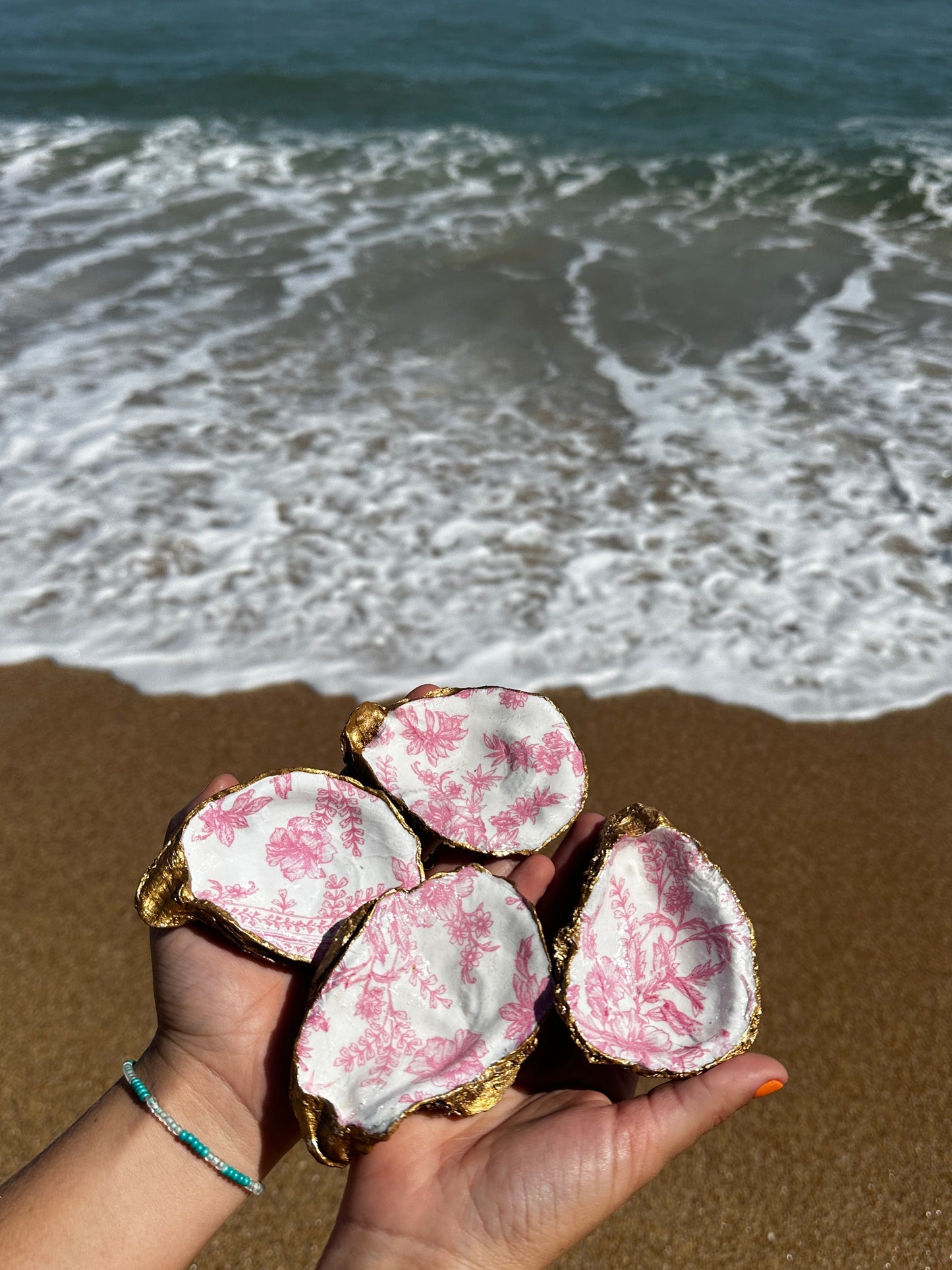 Pink Seas Jewelry Dish Medium