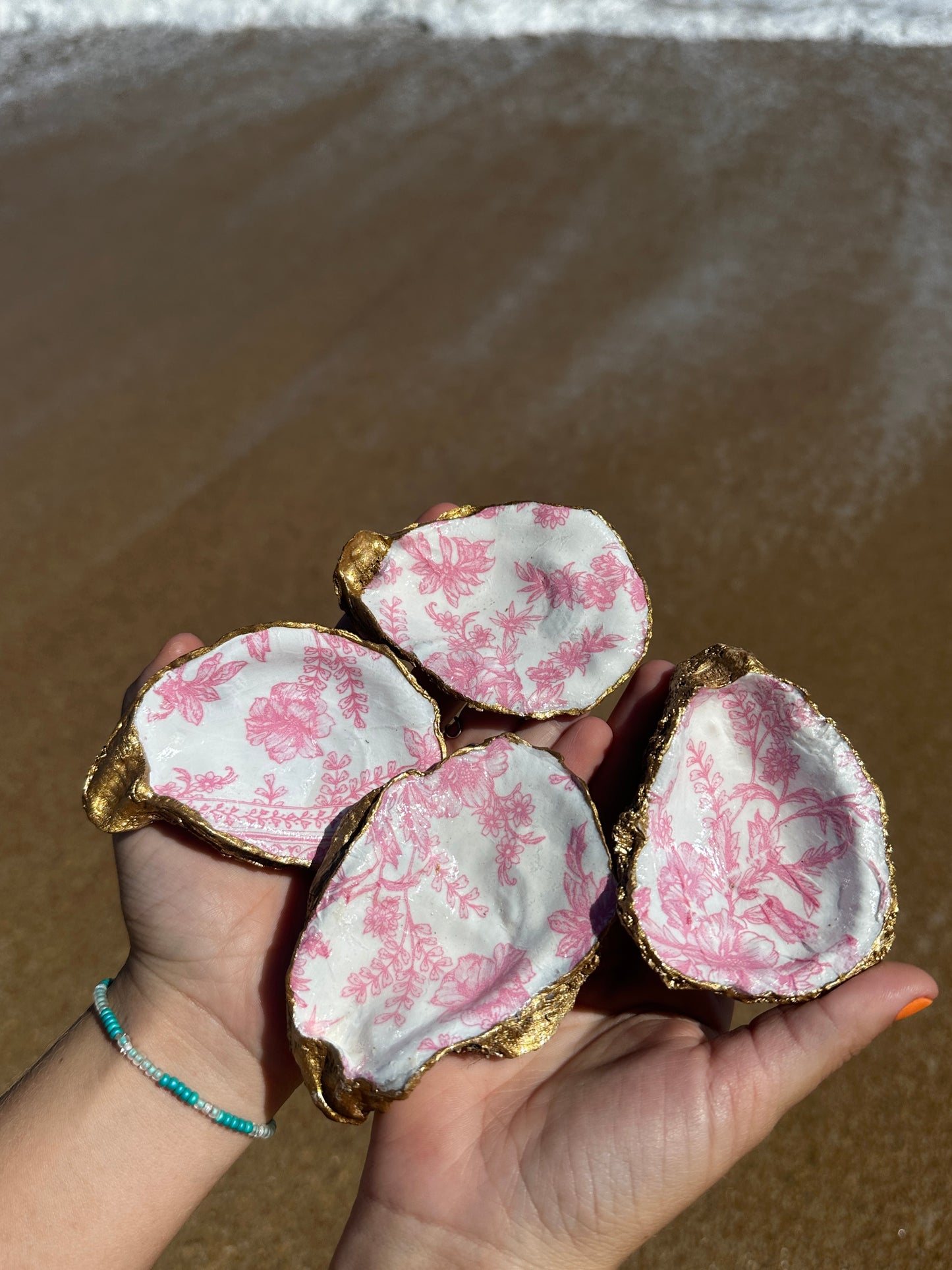 Pink Seas Jewelry Dish Medium
