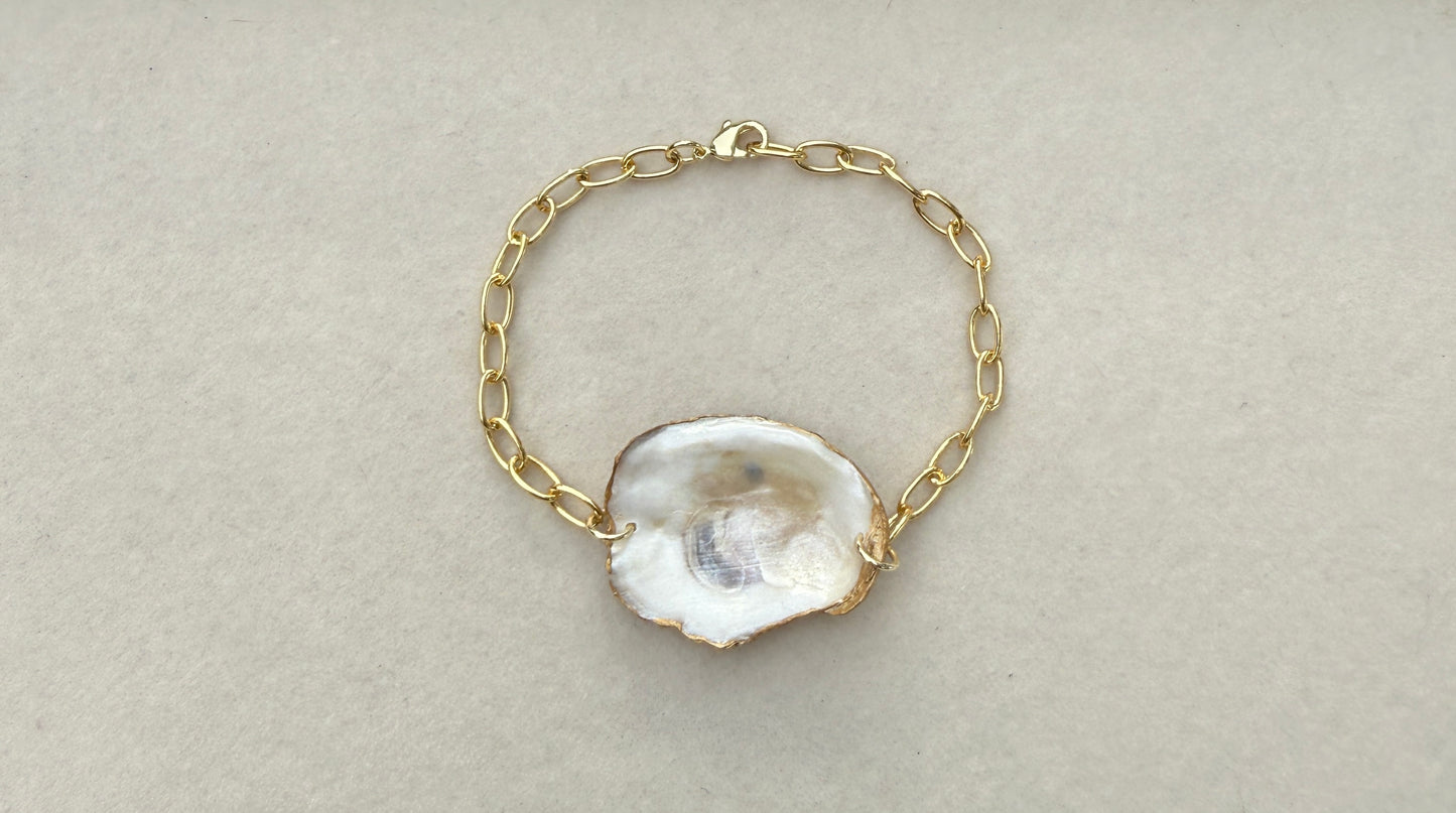 Oyster Gold Bracelet