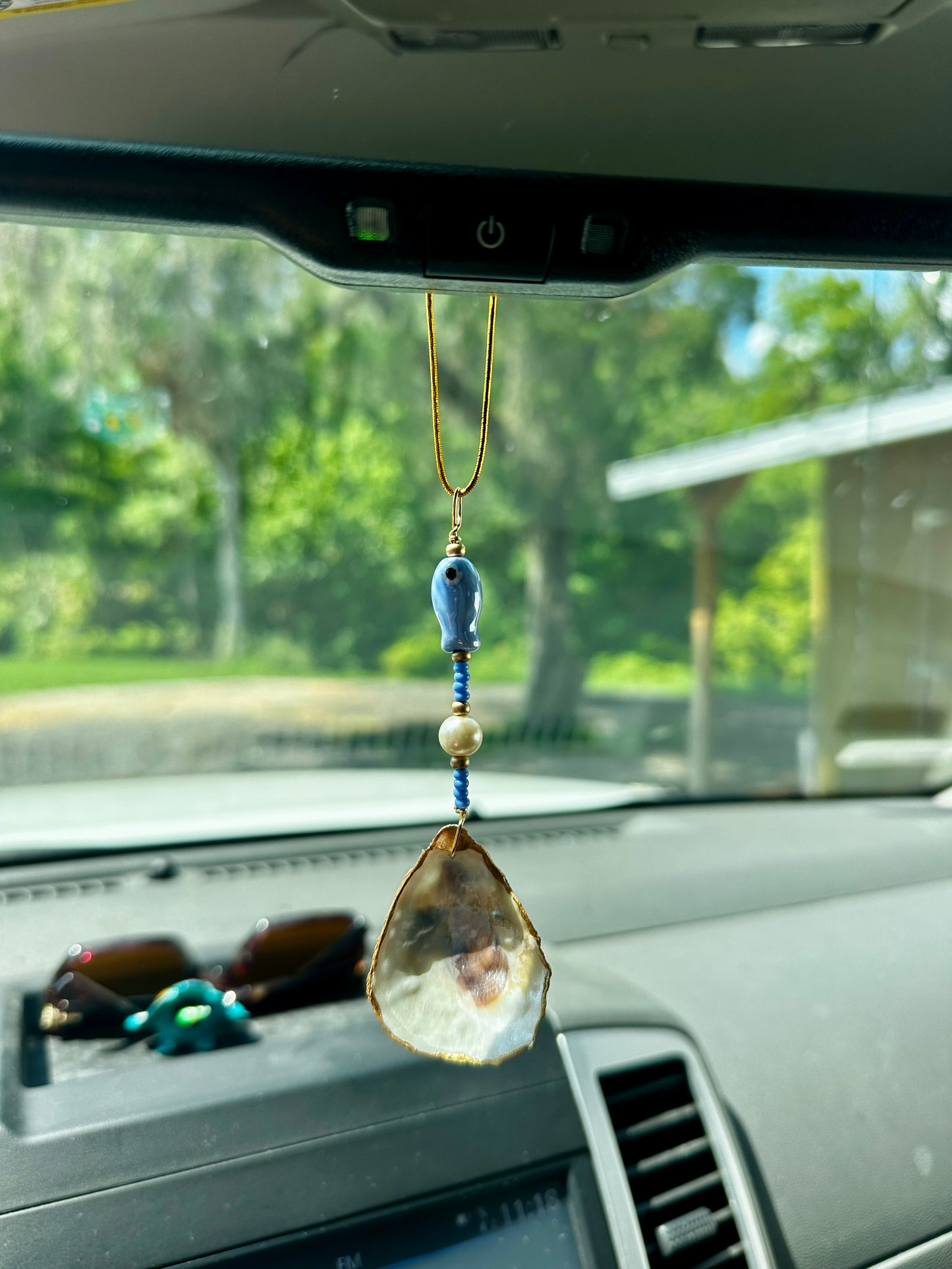 Oyster Car Charm Purple