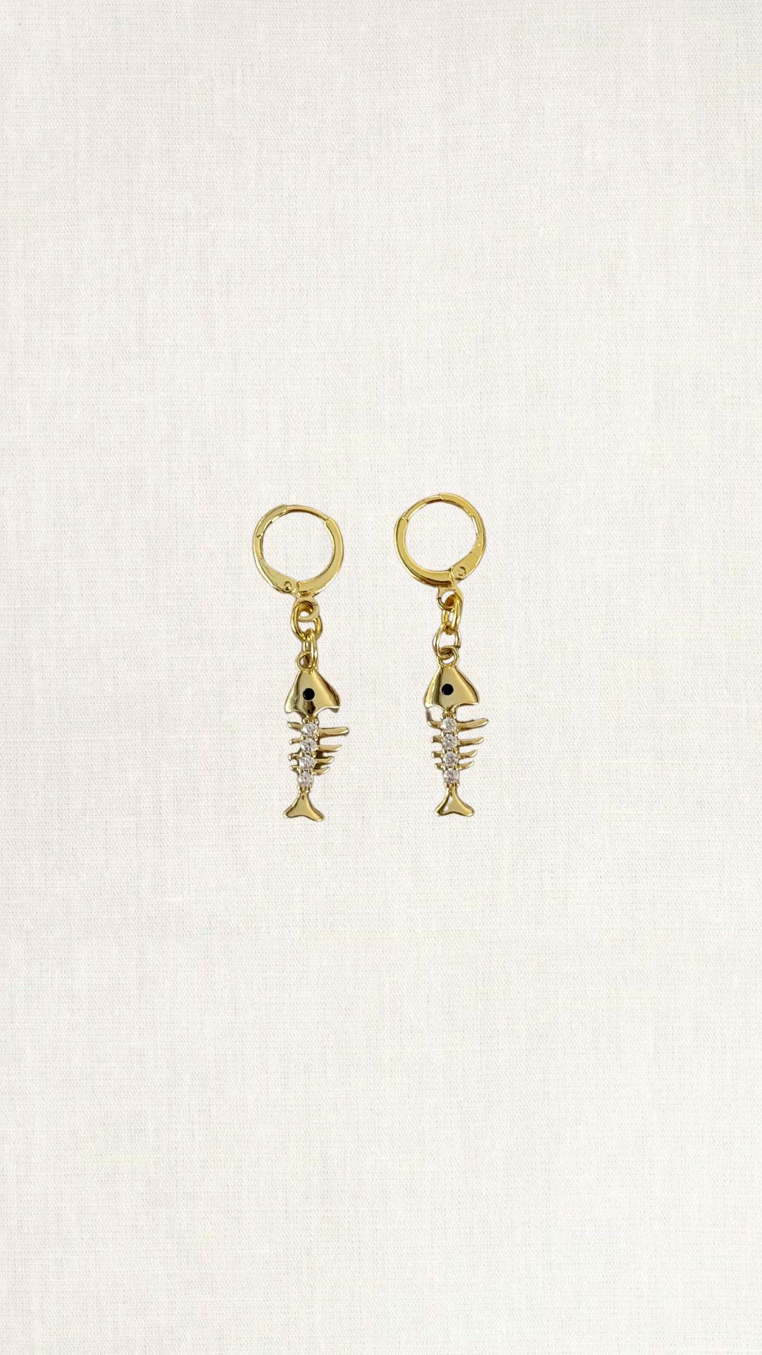 Dainty Fish Bone Earrings