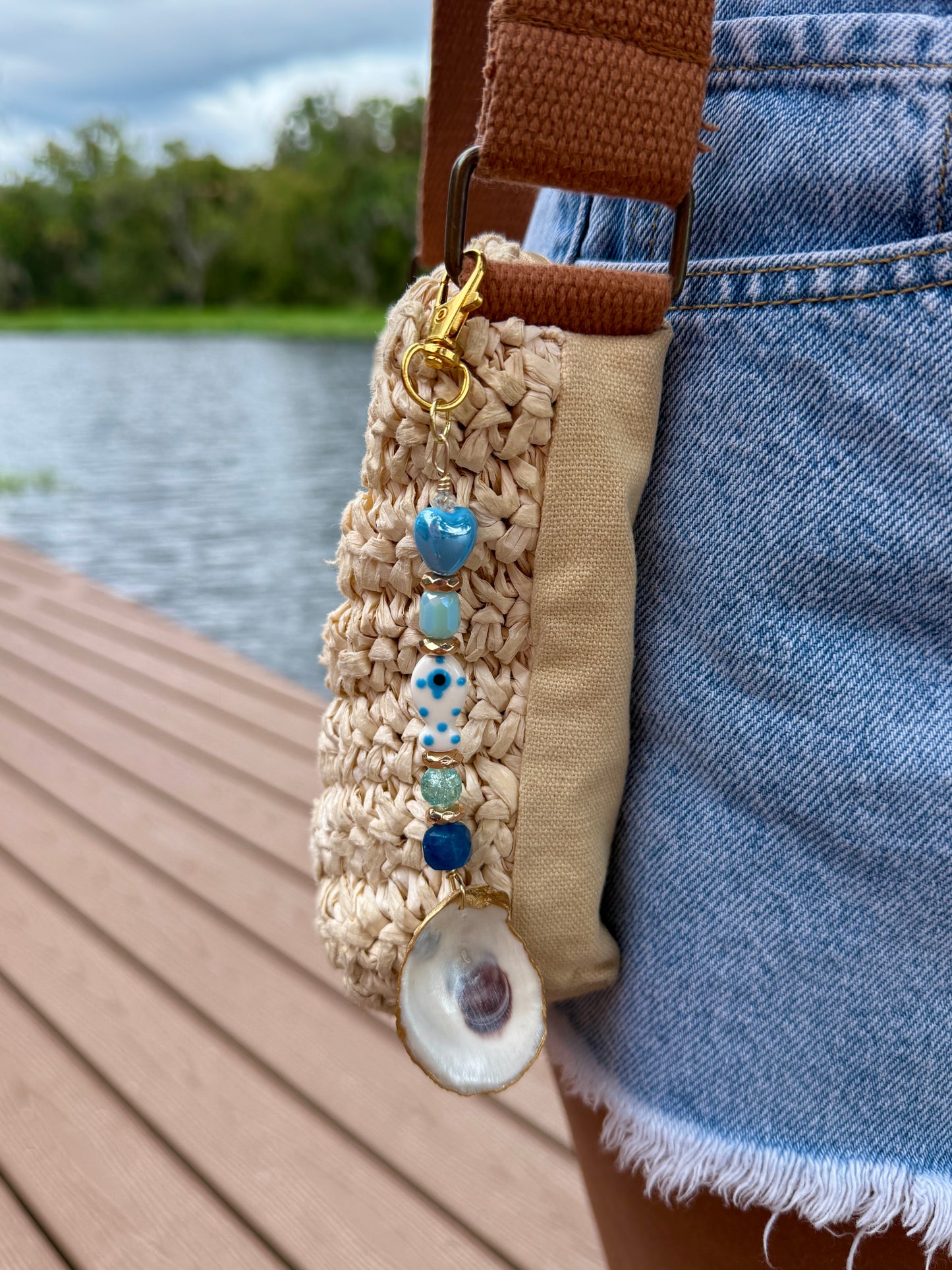 Oyster Purse Charm