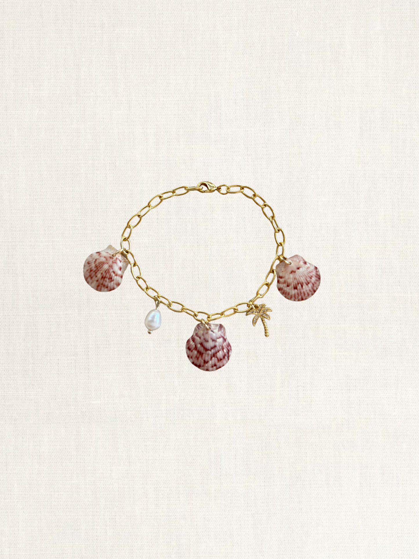 Seashell Charm Bracelet
