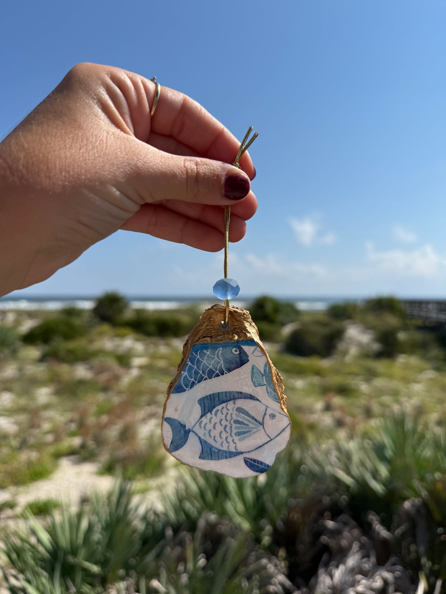 Fish Oyster Ornament