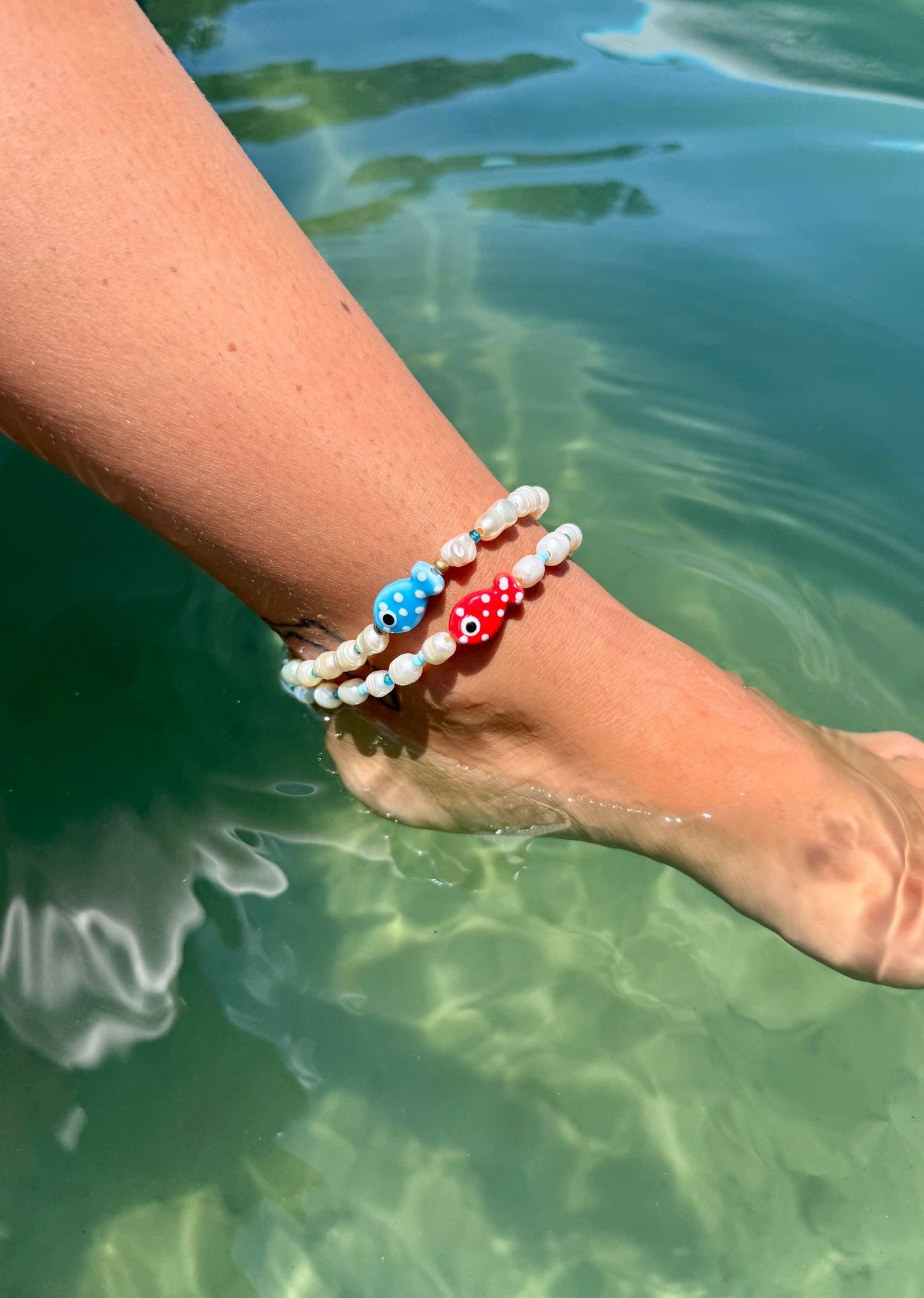 Red Fish Anklet