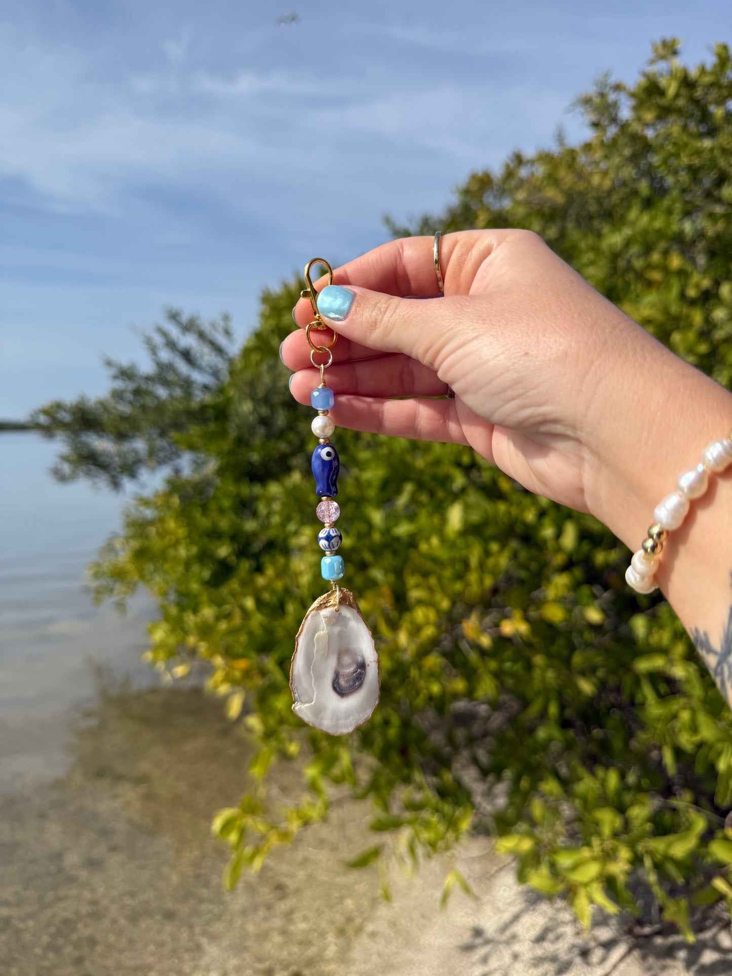 Oyster Purse Charm