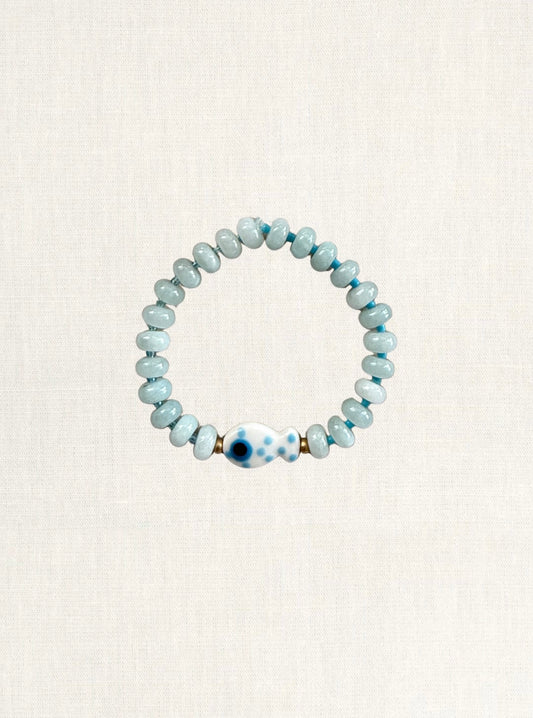 Blue & White Polka Dot Fish