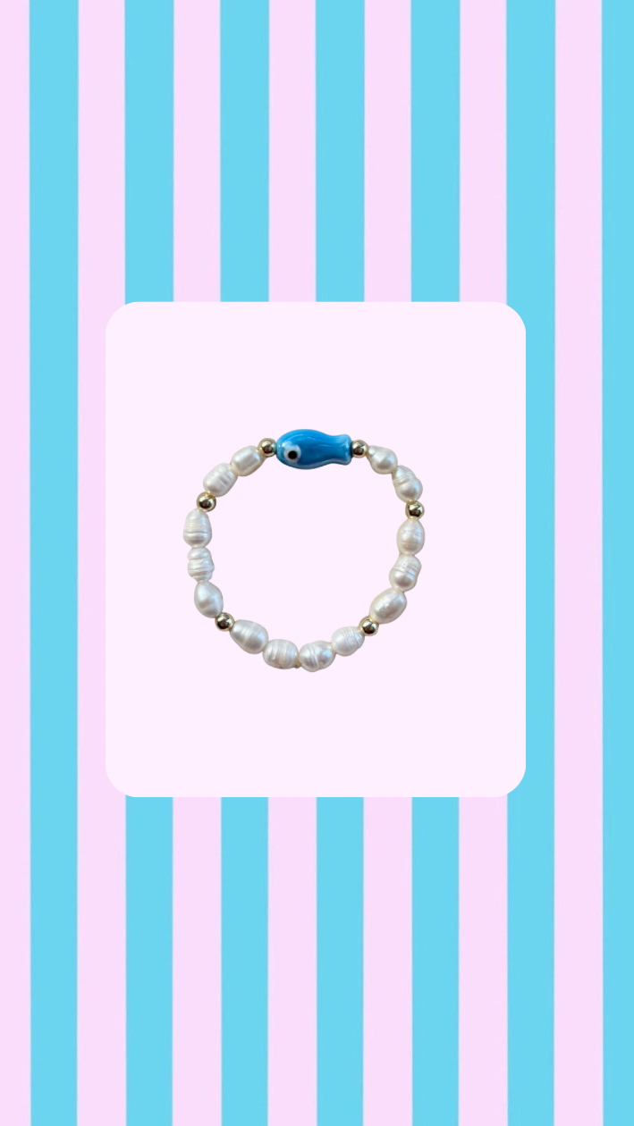 Blue Fish Bracelet