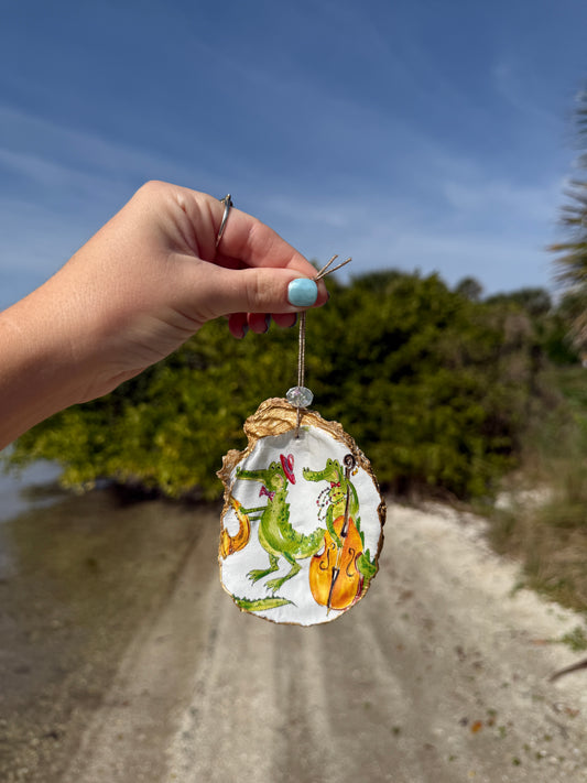 Musical Alligator Ornament