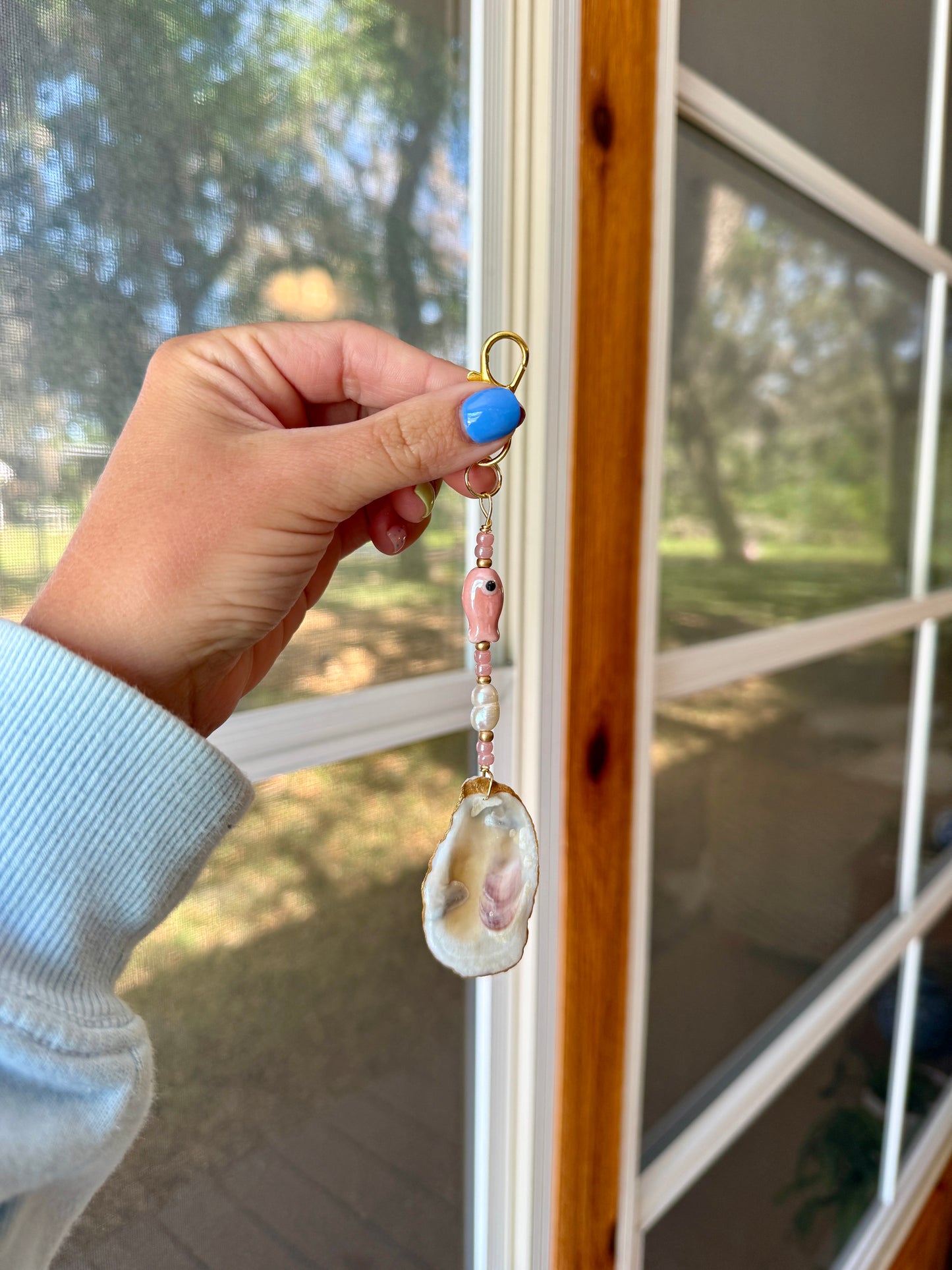 Oyster Purse Charm