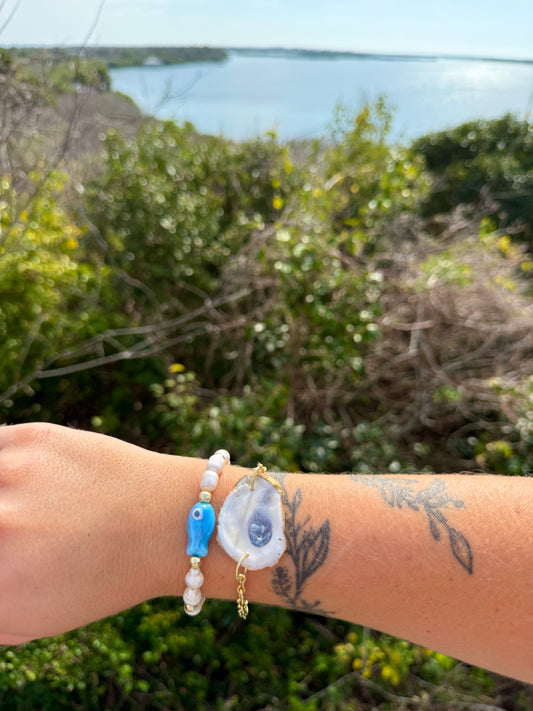 Oyster Gold Bracelet