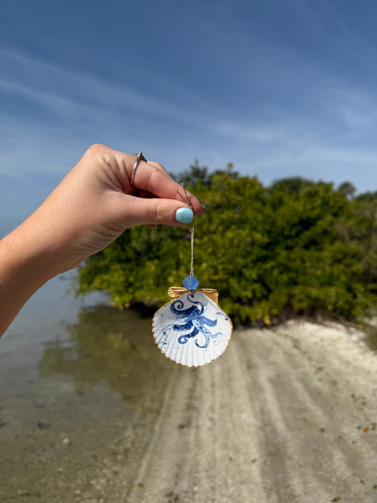 Octopus Shell Ornament