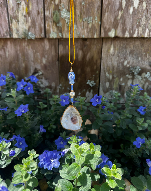 Oyster Car Charm Purple