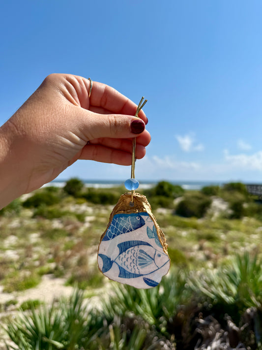 Fish Oyster Ornament