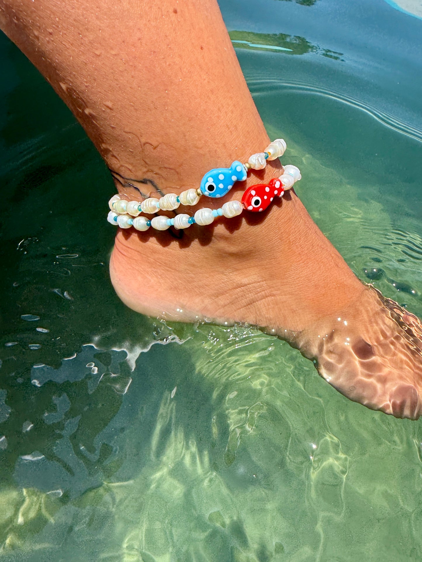 Red Fish Anklet