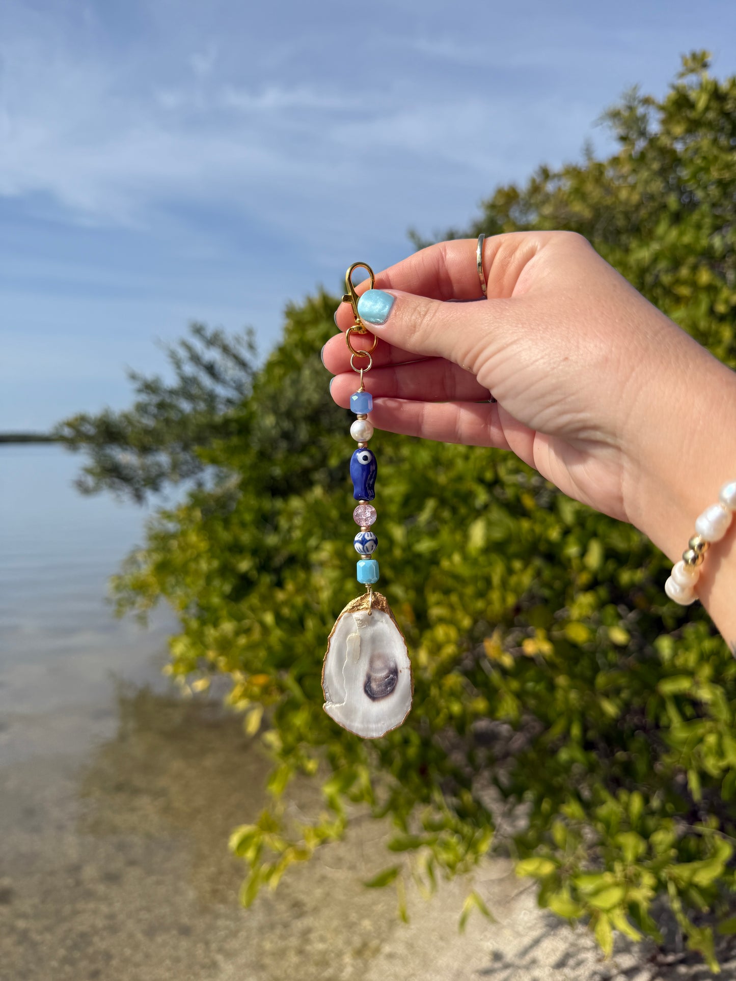 Oyster Purse Charm